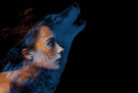 femme loup